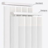Supreme Brilliant White Day & Night Vertical Sheer 33cm - Zen Shades