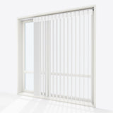 Supreme Brilliant White Day & Night Vertical Sheer 33cm - Zen Shades