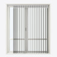 Supreme Dove Grey Day & Night Vertical Sheer 33cm - Zen Shades