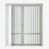 Supreme Dove Grey Day & Night Vertical Sheer 33cm - Zen Shades