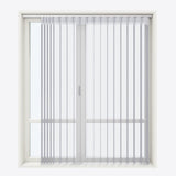 Supreme Formal Grey Day & Night Vertical Sheer 33cm - Zen Shades