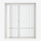 Supreme Light Gray Day & Night Vertical Sheer 33cm - Zen Shades