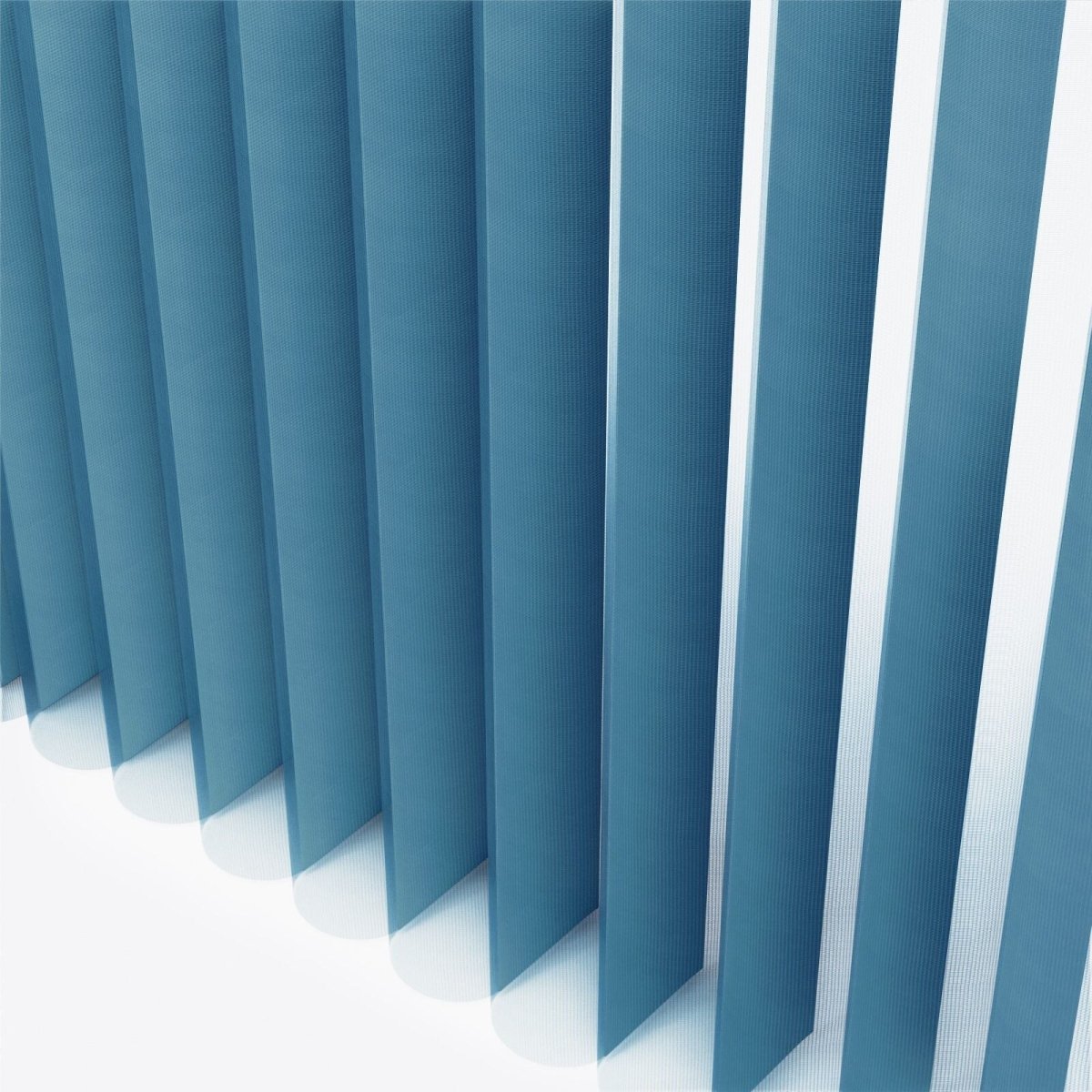 Supreme Metal Blue Day & Night Vertical Sheer 33cm - Zen Shades