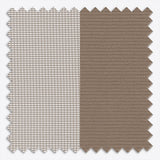 Supreme Moor Oak Grey Day & Night Vertical Sheer 33cm - Zen Shades