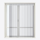 Supreme Pearl Dark Grey Day & Night Vertical Sheer 33cm - Zen Shades