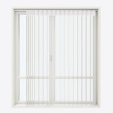 Supreme Star White Day & Night Vertical Sheer 33cm - Zen Shades