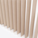 Supreme Travertine Day & Night Vertical Sheer 33cm - Zen Shades