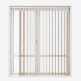 Supreme Travertine Day & Night Vertical Sheer 33cm - Zen Shades