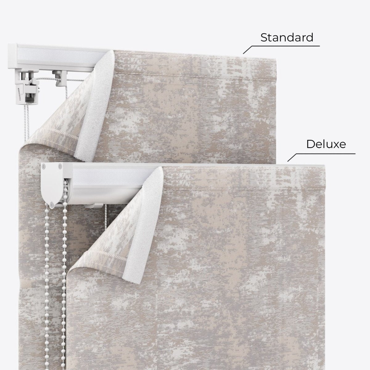 Tiempo Pelican Roman Blinds - Zen Shades