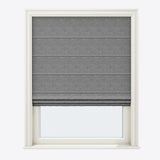 Valeria Flint Gray Roman Blinds - Zen Shades