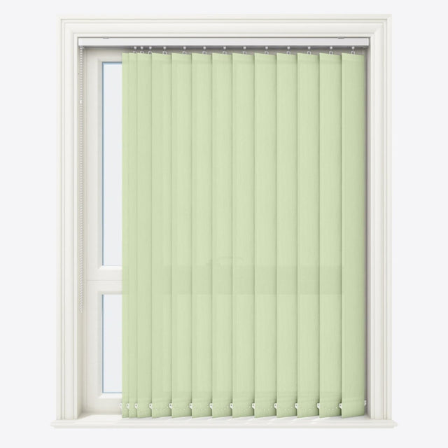 Van Gogh Avocado Cream Vertical Blinds - Zen Shades