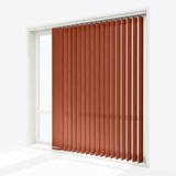 Van Gogh Burnt Ochre Vertical Blinds - Zen Shades