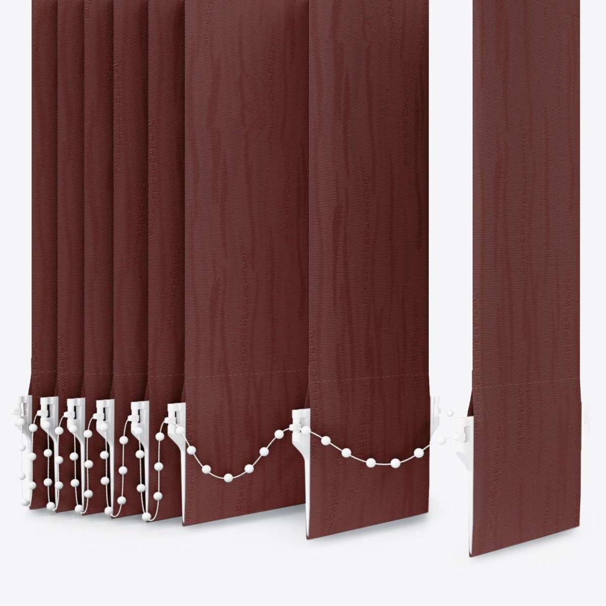 Van Gogh Coffee Brown Vertical Blinds - Zen Shades