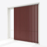 Van Gogh Coffee Brown Vertical Blinds Replacement Slats - Zen Shades